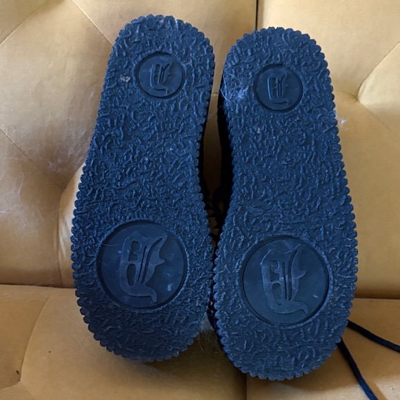 Vintage Demonia Black Suede Platform Creepers with Studs - Picture 6 of 14